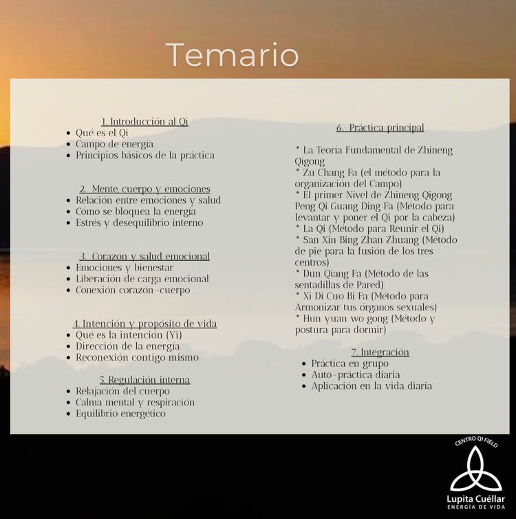 RETIRO ZHINENG QI GONG -LAGO DE CHAPALA 2026 - HAB IND